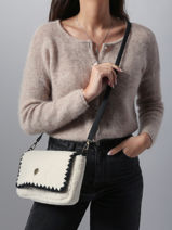 Cross Body Tas Winter Le voyage en panier Beige winter AHP288-vue-porte