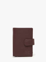 Portefeuille Leder Crinkles Violet caviar 14600