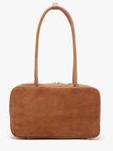 Schoudertas Velvet Caviar Leder Milano Bruin velvet caviar VC25093