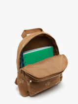 Rugzak 1 Compartiment Roxy Bruin back to school RJBP4935-vue-porte