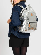 Rugzak 1 Compartiment Met 13" Laptopvak Cabaia Zilver lucky star STA-vue-porte