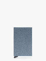 Kaarthouder Leder Secrid Blauw hammerstone CH