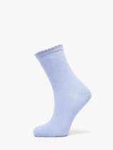 Sokken Pieces Blauw socks women 17078534