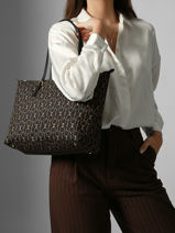 Schoudertas S Keaton 26 Nylon Lauren ralph lauren Zwart chadwick 31916737-vue-porte