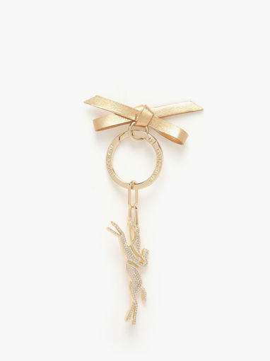 Longchamp Porte-cl�s cheval animation st Sleutelhanger Goud