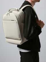 Business Rugzak Samsonite Beige paralux bt 156433-vue-porte