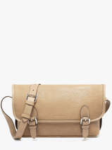 Cross Body Tas Loulou Leder Paul marius Beige loulou LOULOU