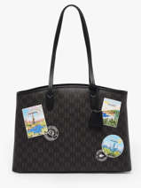 Schoudertas K/ikon Mono Leder Karl lagerfeld Bruin k ikon B1W30020