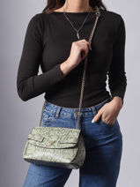 Cross Body Tas Serenova Polyurethaan Guess Groen serenova KG809121-vue-porte