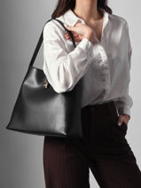 Schoudertas K Autograph Leder Karl lagerfeld Zwart k autograph B1W30096-vue-porte