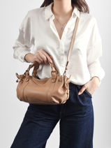 Cross Body Tas Icone Leder Gerard darel Beige icone DDS73410-vue-porte