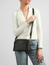 Cross Body Tas French Polyurethaan David jones Zwart french CM7342-vue-porte