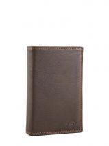 Portefeuille Leder Katana Zwart marina 753017