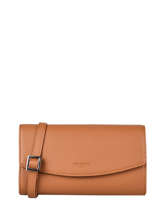 Clutch Met Riempje Madrid Leder Hexagona Bruin madrid 536554