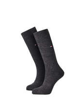 Set Van 2 Paar Sokken Tommy hilfiger Zwart socks 371111