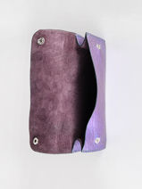 Etui Scarabee Leder Paul marius Blauw scarabee TROUSSCA-vue-porte