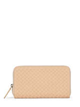 Portefeuille Juliette Tress� Leder Le tanneur Wit juliette TJET3603