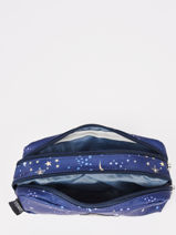 Pennenzak 2 Compartimenten Caramel et cie Blauw boheme FI-vue-porte