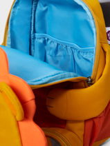 Rugzak Affenzahn Geel large friends AFZ-FAL2-vue-porte