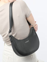 Cross Body Tas Firenze Leder Lancaster Zwart firenze ST368-vue-porte