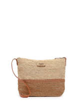 Cross Body Tas L'atelier Du Crochet Le voyage en panier Beige l'atelier du crochet AM730