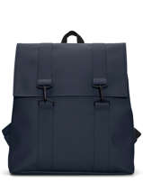 Msn Bag - Rugzak 1 Compartiment Met 15" Laptopvak Rains Blauw city 13300
