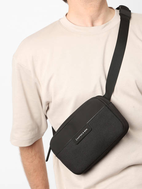 Bergen Crossbody - Heuptasje Kapten and son Zwart accessoires HABO ander zicht 1