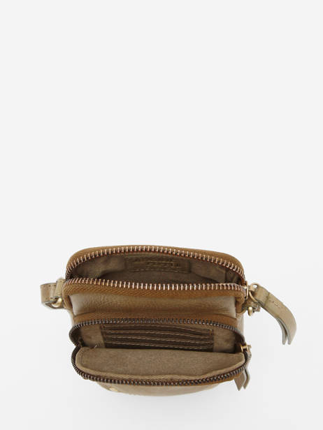 Telefoonetui /cross Body Leder Basilic pepper Groen boston BBOS04 ander zicht 3