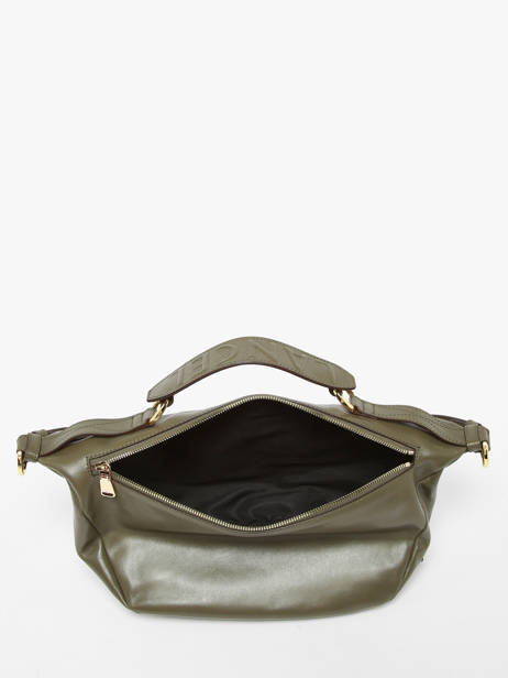 Cross Body Tas M Origami Leder Lancel Groen origami A12528 ander zicht 3