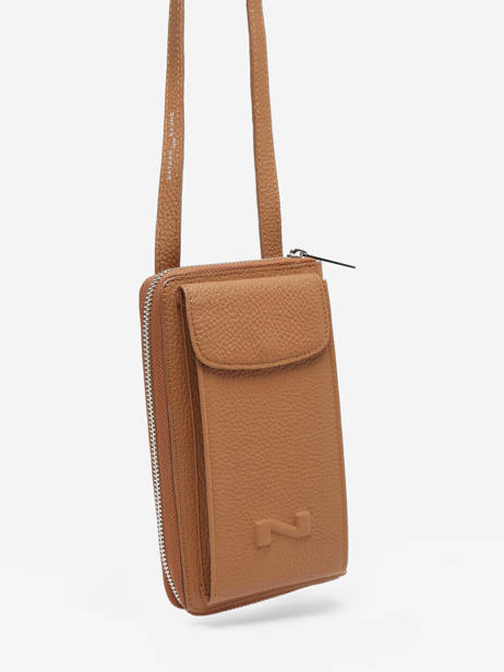 Telefoonetui Pocket Leder Nathan baume Bruin n city 3 ander zicht 2