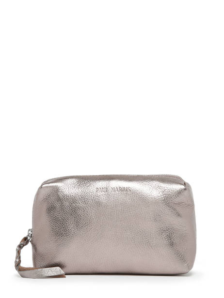 Etui Leder Paul marius Zilver vintage ADELE