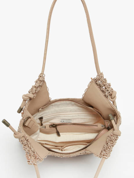 Schoudertas Tanaisie Uit Gevlochten Jute Woomen Beige tanaisie WTAN09 ander zicht 3