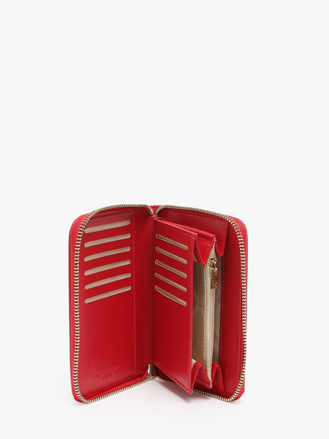 Portemonnee Ted lapidus Rood jara TLMQ1503 ander zicht 1