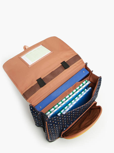 Boekentas 2 Compartimenten Tann's Blauw les fantaisies f 38322 ander zicht 3