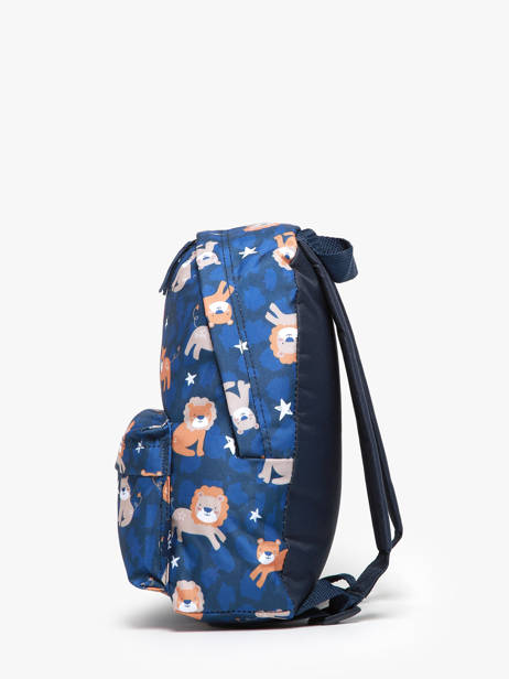 Mini Rugzak Pret Blauw think happy thoughts 4155 ander zicht 2