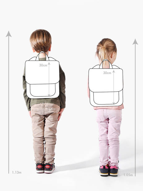 Mini Rugzak Pret Grijs be soft and king 4181 ander zicht 1