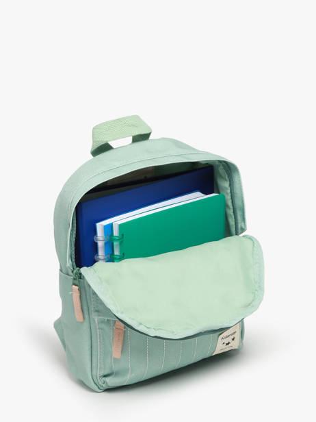 Mini Rugzak Kidzroom Groen paris tattle and tales 4314 ander zicht 3