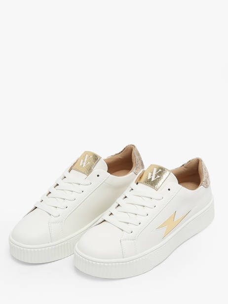 Sneakers Joy Vanessa wu Wit women BK2566OR ander zicht 2