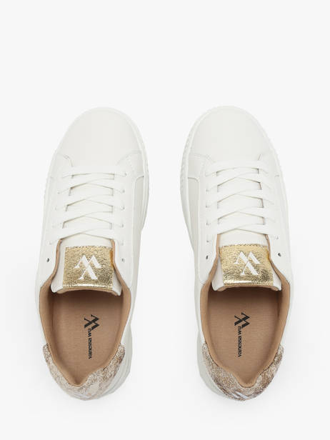 Sneakers Joy Vanessa wu Wit women BK2566OR ander zicht 5