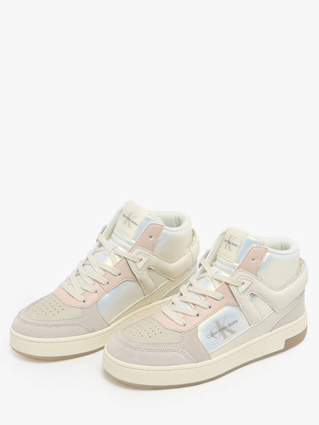 Sneakers Uit Leder Calvin klein jeans Veelkleurig women 14890GE ander zicht 2