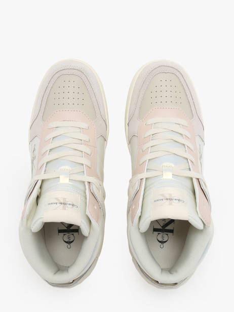 Sneakers Uit Leder Calvin klein jeans Veelkleurig women 14890GE ander zicht 5