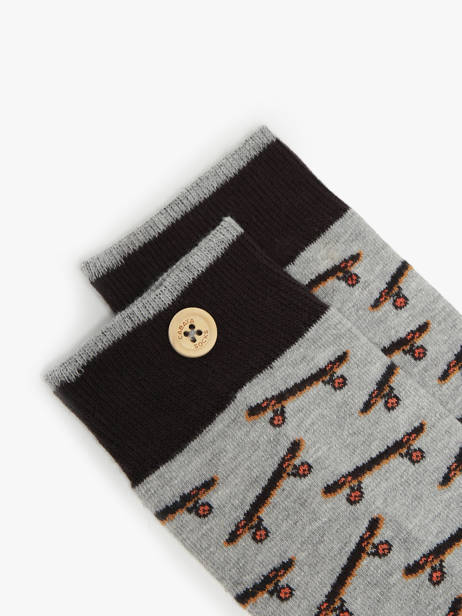 Sokken Cabaia Grijs socks men ANG ander zicht 1