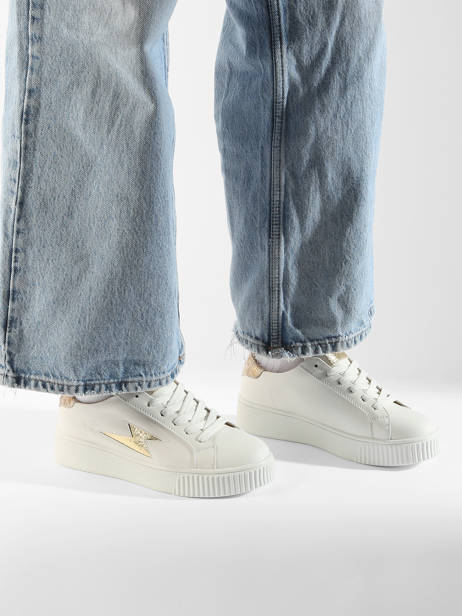 Sneakers Joy Vanessa wu Wit women BK2566OR ander zicht 1
