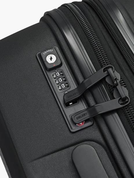 Uitbreidbare Harde Reiskoffer Belmont + Delsey Zwart belmont + 3861820M ander zicht 1