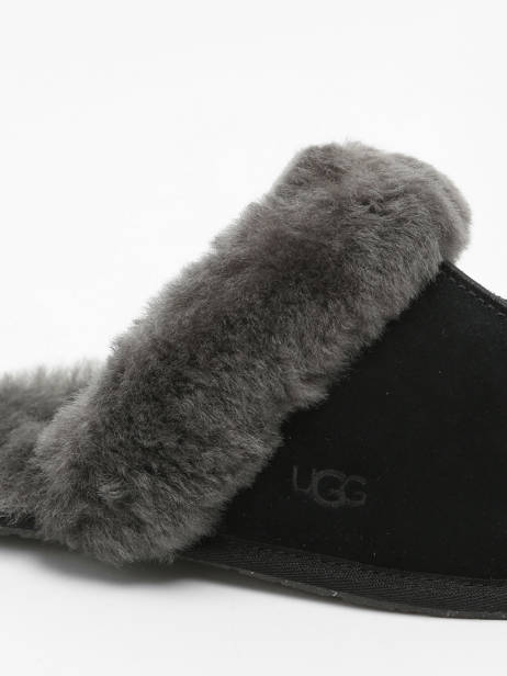 Scuffette Ii Pantoffels Uit Leder Ugg Zwart women 1106872 ander zicht 3