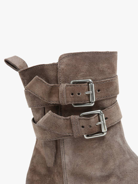 Enkellaarsjes Uit Leder Mjus Grijs women L44201 ander zicht 3