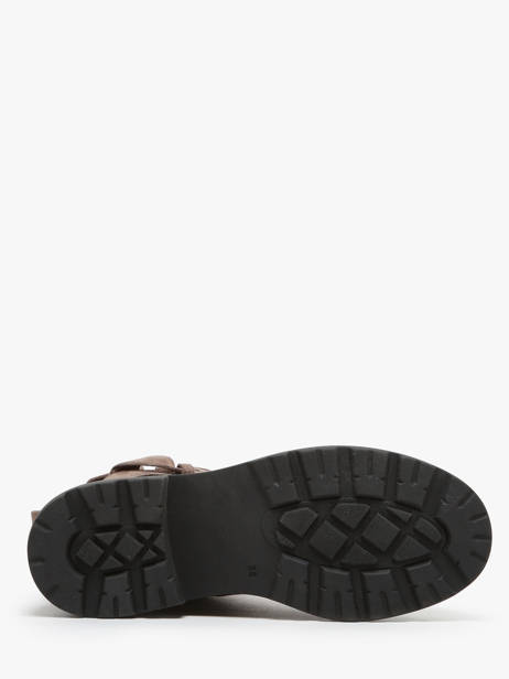 Enkellaarsjes Uit Leder Mjus Grijs women L44201 ander zicht 5