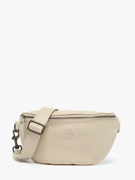 Heuptasje Cow Leder Basilic pepper Beige cow BCOW55