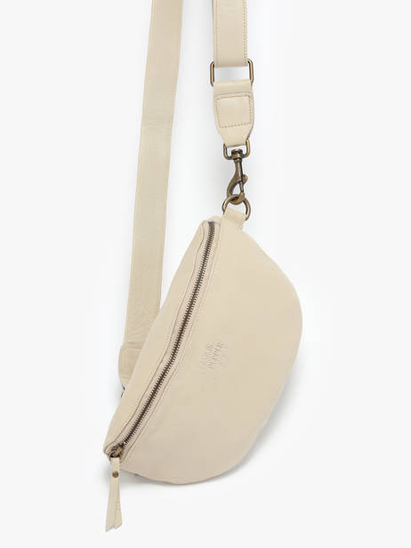 Heuptasje Cow Leder Basilic pepper Beige cow BCOW55 ander zicht 2