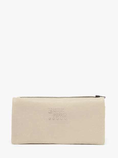 Portefeuille Cow Leder Basilic pepper Beige cow BCOW96